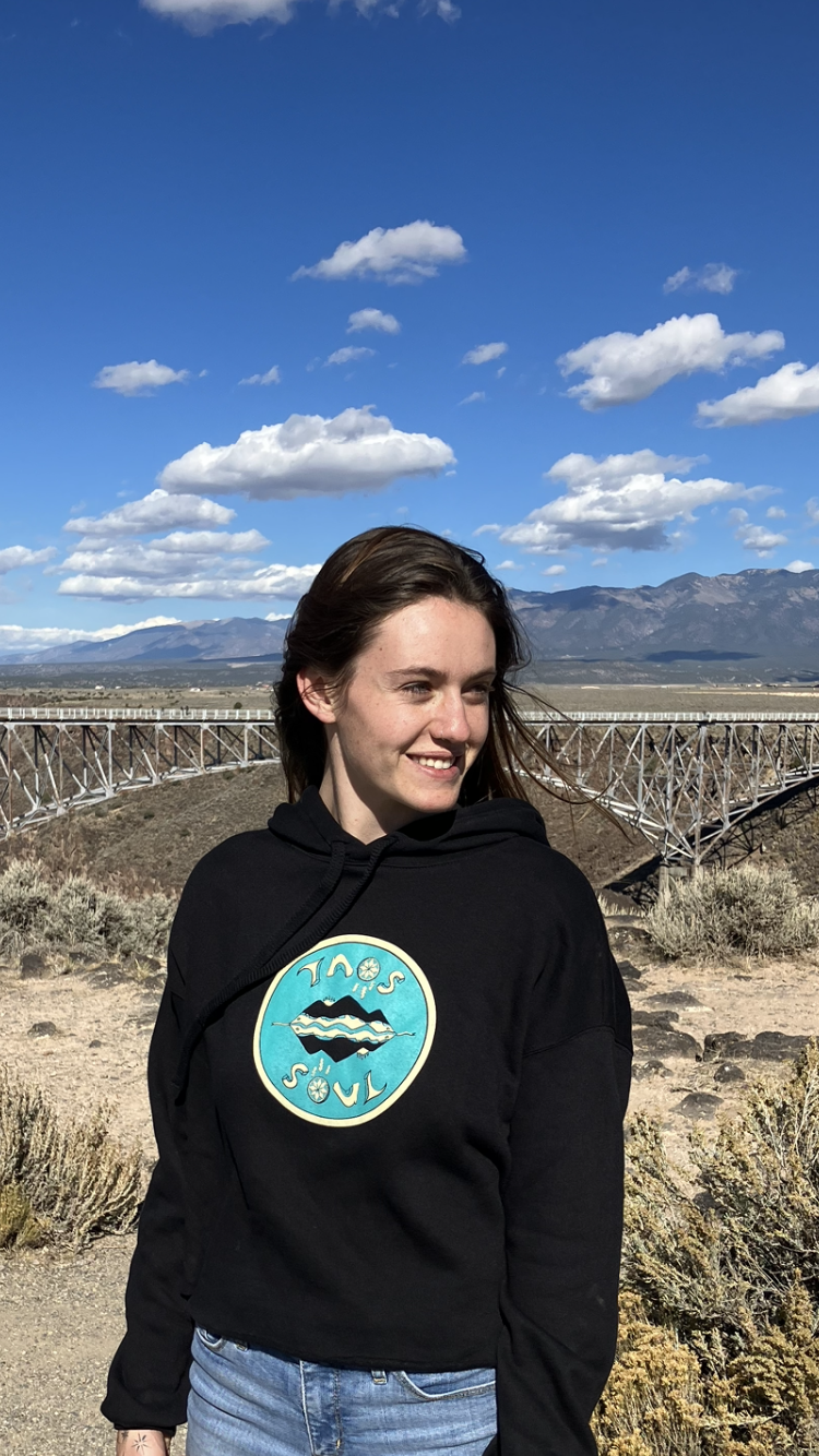 Taos Soul Crop Hoodie heavy weight