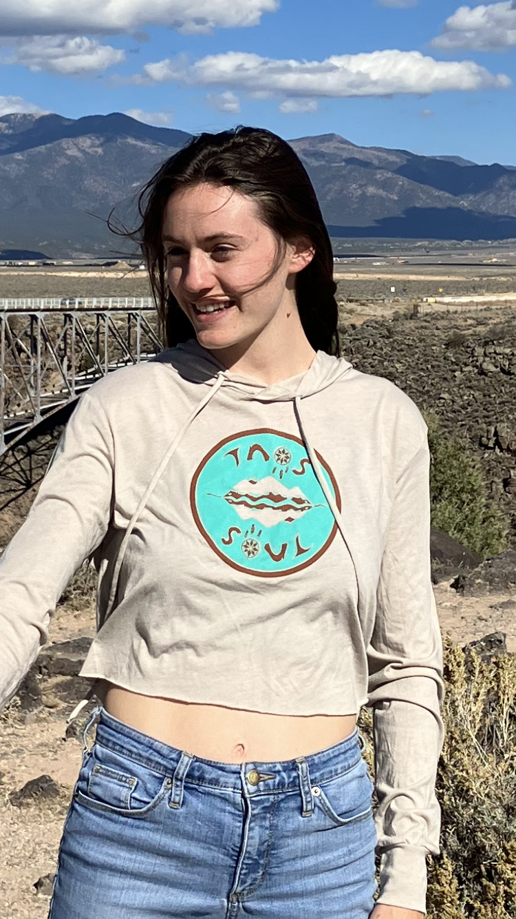 Taos Soul Crop Hoodie light weight