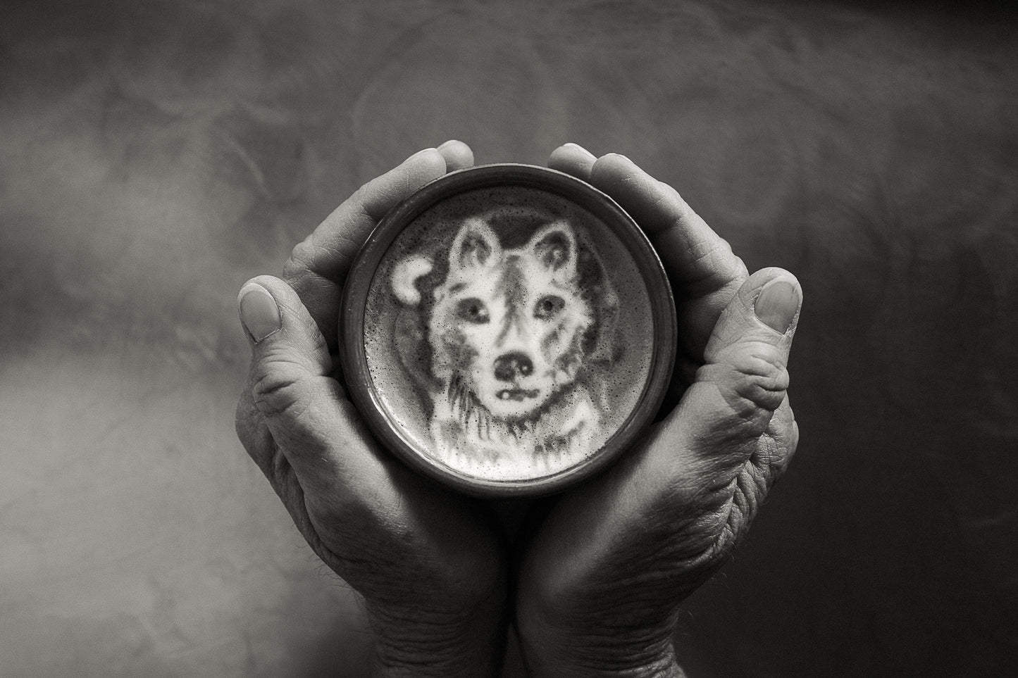 Latte Art 12"x18" B&W Luster Prints