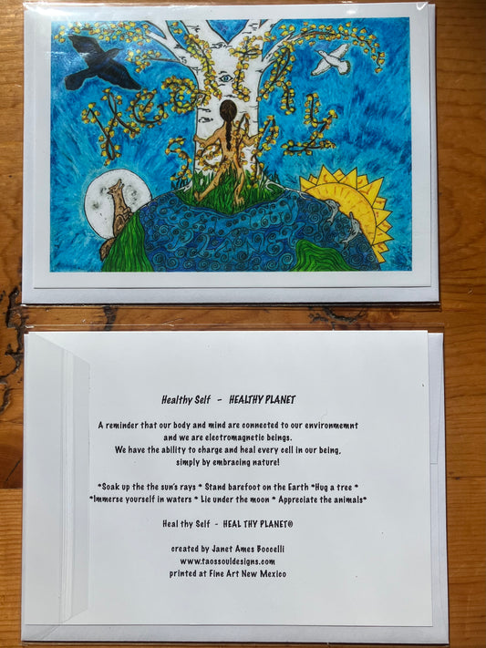 Healthy Self Heal Note card